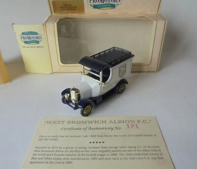 Bull Nose Morris Van West Bromwich Albion Lledo model car 121/461 - Image 1 of 4
