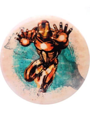 Marvel DyeMax Disc Golf Dynamic Discs Invincible Iron Man Fuzion Felon 173g New - Image 1 of 2