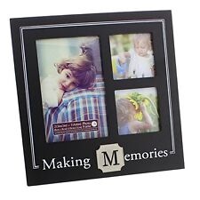 Making Memories Collage Bilderrahmen schwarzes Gestell tolles Geschenk verpackt Freunde Familie