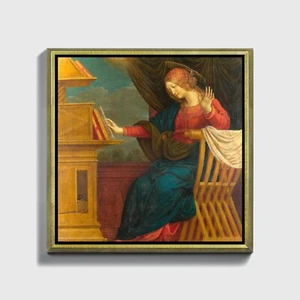 Druck auf Papier, Leinwand, Gemälde oder Rahmen Gaudenzio Ferrari The Annunciation - Bild 1 von 9