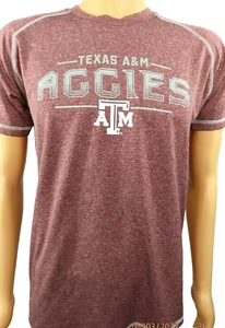 Texas A&M University T Shirt Size M Aggies Red Heathered - Picture 1 of 4
