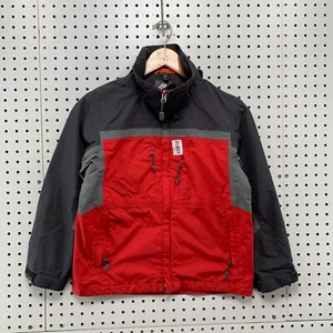 VTG Nike ACG Ski Jacket Youth Small Red Gray Outer Layer 17.5x21 - Picture 1 of 13