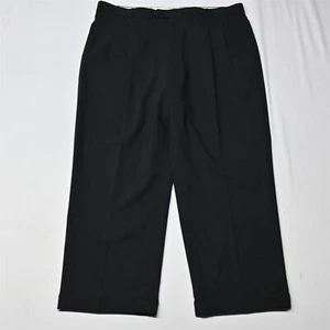 Ballin 40x30 Black M643397E6 Comfort Eze Super 120s Wool Mens Dress Pants - Picture 1 of 9