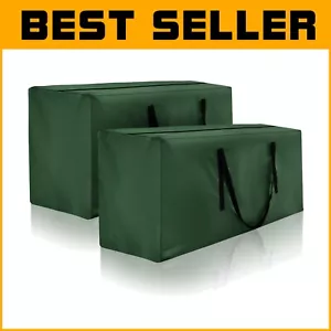Flexible Zipper Christmas Tree Storage Bag Duo - 12 Ft Capacity & Waterproof - Picture 1 of 9