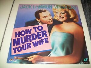 HOW TO MURDER YOUR WIFE 2-Laserdisc LD BRAND NEW SEALED VERY RARE JACK LEMMON!