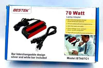 BESTEK 70W Universal Laptop Adapter/Charger BTA07C1 - Image 1 of 4