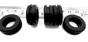 3/4" Hole Fit Rubber Grommet Wiring Bushing Fits 1/8 To 5/32" Panel, Has 1/2" ID - Picture 1 of 12