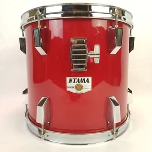 Tama 11x12" Rockstar Pro Tom Drum Fire Storm Red Japan Vintage 80s MIJ Rack/Ride - Bild 1 von 10
