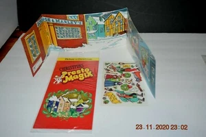 Presto Magix 1982 Rub-down Transfers Dicken's Christmas Scene FREE SHIP - Picture 1 of 3