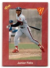 1991 Classic II #T48 Junior Felix    California Angels Baseball Cards  ID:52762