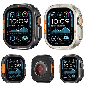Coque robuste antichoc pour Apple Watch Series 10 46 mm 44/45 mm Ultra2/1 49 mm - Photo 1 sur 47