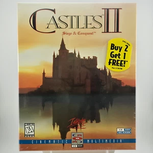 Castles II: Siege and Conquest, 1997, Big Box, New & Sealed - Picture 1 of 8