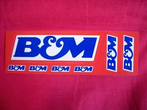 B&M Sticker Decal NHRA Hot Rod Classic Cars - Picture 1 of 1