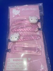 Hello Kitty Snap Hair Clips Barrettes Sanrio US Seller Free Ship