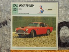 ASTON MARTIN DB 4 CARDS 1958 - 1963 - SERVICE EDITION 1991 - VERY GOOD CONDITION