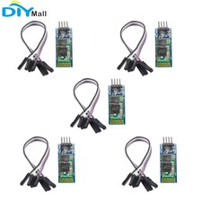 5Pcs HC-06 Wireless Bluetooth Transceiver Module RS232 TTL to UART Converter