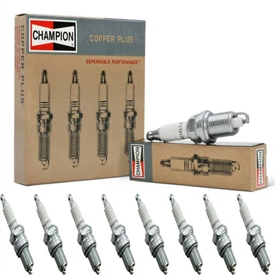 8 Pcs Spark Plugs Champ Copper Set for 1958 GMC PM252 V8-5.5L Foto 1 de 4