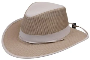Kenny K Safari Hat, Lightweight Mesh, Chin Strap, Outback, Aussie LW13 - Picture 1 of 9