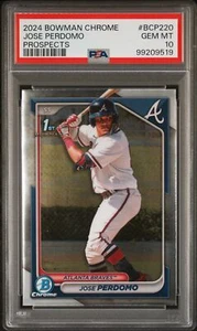 Bowman Chrome Prospects Jose Perdomo Prospects 2024 PSA 10 #BCP220 - Imagen 1 de 2