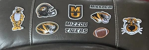 NCAA MISSOURI TIGERS MIZZOU FOOTBALL EMBROIDERED PATCHES-SET OF 10-NWT! - Picture 1 of 2