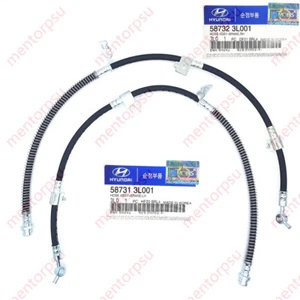 Genuine Front LH&RH Brake Hose For 06-11 Hyundai Azera Sonata 58731/58732-3L001 - Picture 1 of 10