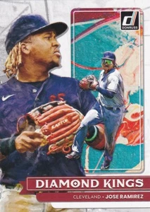 2022 PANINI DONRUSS DIAMOND KINGS - JOSE RAMIREZ #7 CLEVELAND GUARDIANS - Picture 1 of 1