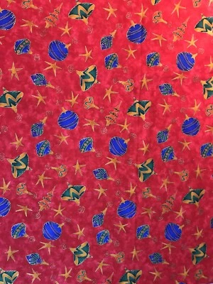 Fabric Moda “For The Holidays” ‘94 red  new - Image 1 of 4