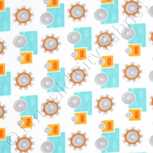Moda Grow With Me Toy Trucks Creamsicle Orange Cotton Baby Kids Quilt Fabric /Yd - Picture 1 of 2