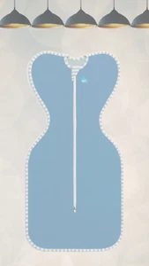 Stufe 1 Baby Schlafsäcke Lite 0,2 TOG Schlafsack hellblau NB - Bild 1 von 3