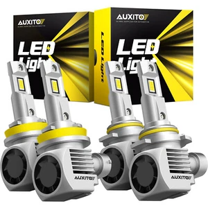 4pcs AUXITO 9005+H11 LED Headlight Bulbs High Low Bright Beam Super 40000LM Kit - Picture 1 of 11