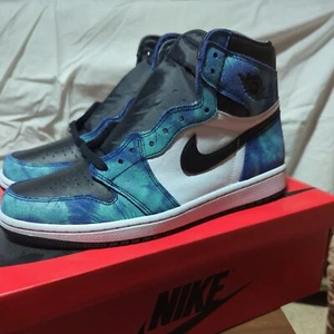 Size 11.5 - Air Jordan 1 Retro OG High Tie-Dye W - Picture 1 of 9