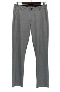 Betabrand Pants Men 30x30 Gray Polyester Blend Stretch Casual Business Old Money - Picture 1 of 9