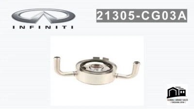 Refrigerador de óleo de motor Infiniti G35 M35 FX35 2003-2008 AWD genuíno 21305-CG03A Japão - Imagem 1 de 4