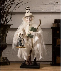Bethany Lowe Ghostly Witch White Halloween Figure TD3144 16" - Picture 1 of 2