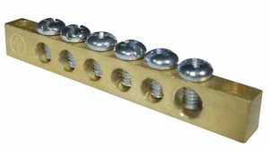 SUNS G-9606 6 Terminal Grounding Bus Bar - Picture 1 of 1