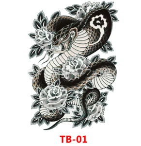 Temporary Tattoo Full Back Large Body Art Waterproof sticker (2 Pattern choices) - Picture 1 of 4