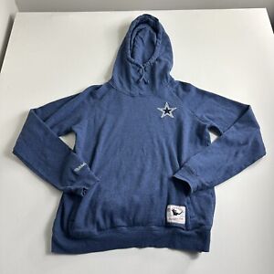 Mitchell Ness Throwback Dallas Cowboys Hoodie Sweatshirt Sweater Womens Size XL