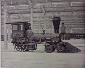 First Train Brought To Chicago 1893 World's Fair Original 1894 Engraving 13x11" - Picture 1 of 2