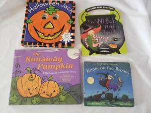 Toddler/PreK Halloween Bundle Of 4 Books. VGUC 2 Hardbcks, 1 Brd Book, 1 Paperbk - Imagen 1 de 14