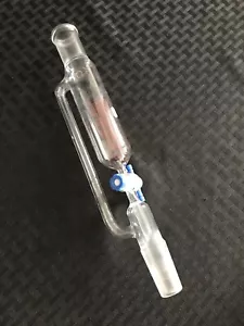 KONTES Glass 60mL Graduated Pressure Equalizing Addition Funnel 24/40 PTFE Stpk - Picture 1 of 6