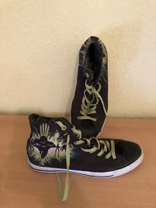 Sammlerstück, Converse CHUCKS, GREEN Lantern, 43, Einzelstück, Airbrush - Bild 1 von 5