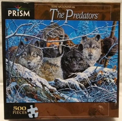 2006 PRISM The Predators By Tom Antonishak 500-PC PUZZLE 19” x 14” - Image 1 of 2