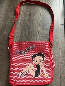 Betty Boop Polka Dot Messenger Bag - Picture 1 of 4