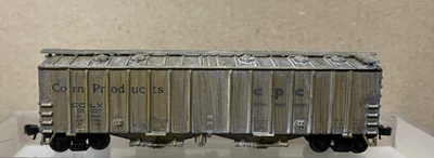 Funil coberto Corn Products Bowser escala N GATX 2 compartimentos CPC CCLX - Imagem 1 de 2