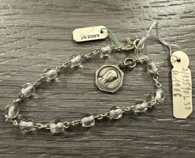 Dizainier ancien Neuf De Stock - Argent Et Verre À Facettes - Photo 1/2