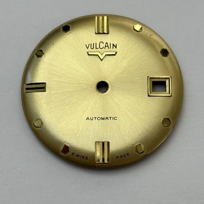 Винтажные автоматические часы Vulcain сменный циферблат от оригинального производителя новые из старых запасов только на запчасти ремонт - Изображение 1 из 4