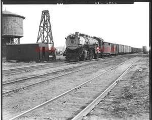 25DD300D RP 1936 CB&Q BURLINGTON RAILROAD 2-8-2 LOCO #5248 ASHBY NE - Picture 1 of 1