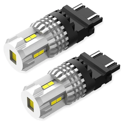 AUXITO 3156 LED Luz de señal de giro de freno inverso 3057 4157 Bombilla 3157 6000K Blanco Foto 1 de 4