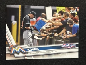 2017 Topps Opening Day #SS-7 Ichiro Stadium Signatures SSP SP Super Short Print - Picture 1 of 2