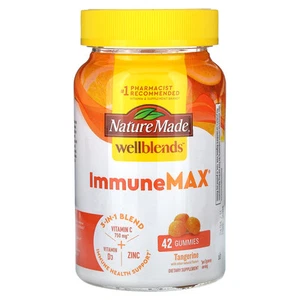 Wellblends, ImmuneMax Gummies, Tangerine, 42 Gummies - Picture 1 of 2